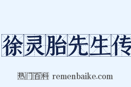 徐灵胎先生传是什么意思的图片